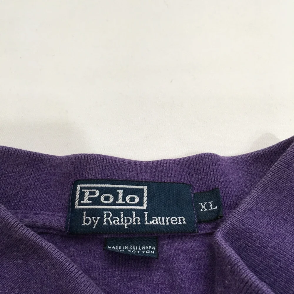 Polo Ralph Lauren Polo Shirt Mens XL Purple Preppy
